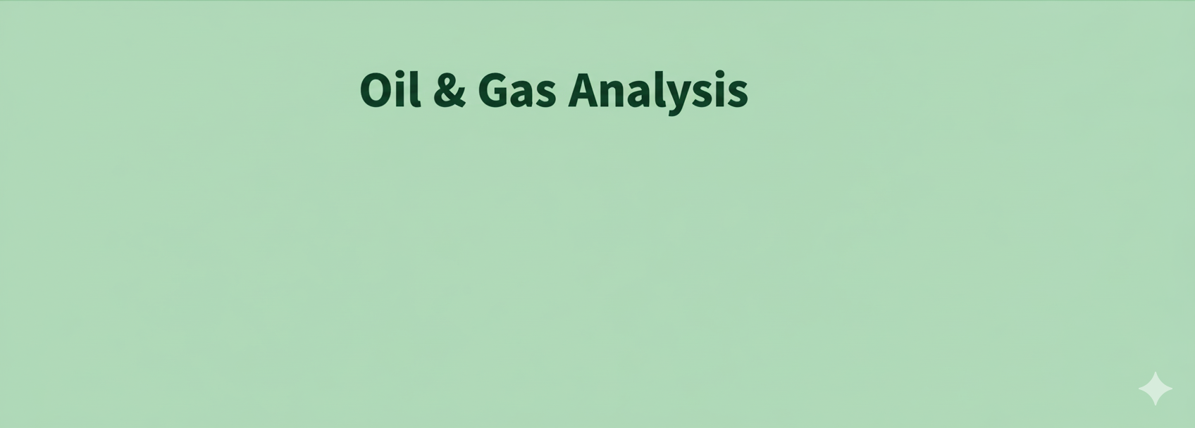 Oil & Gas Data Analysis
